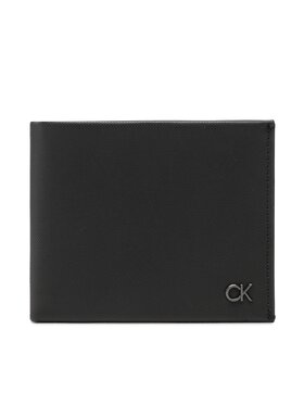Calvin Klein Calvin Klein Duży Portfel Męski Ck Clean Pq Bifold 5cc W/Coin K50K510290 Czarny