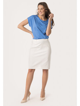 QUIOSQUE QUIOSQUE Spódnica BERRY Biały Regular Fit