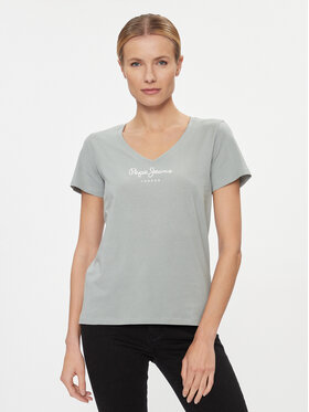 Pepe Jeans Pepe Jeans T-Shirt Wendy PL505482 Zelená Regular Fit