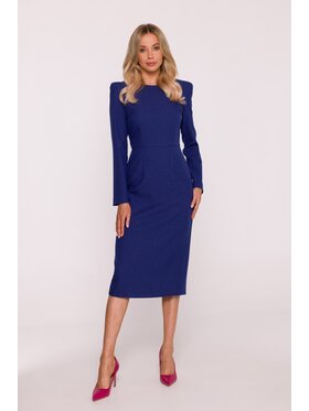 Stylove Stylove Sukienka wieczorowa S412 Niebieski A-Line Fit