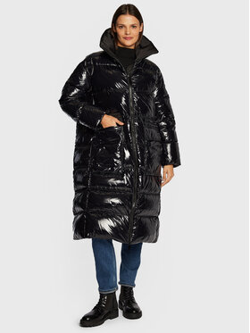 Calvin Klein Calvin Klein Vatovaná bunda High Shine K20K204687 Čierna Regular Fit