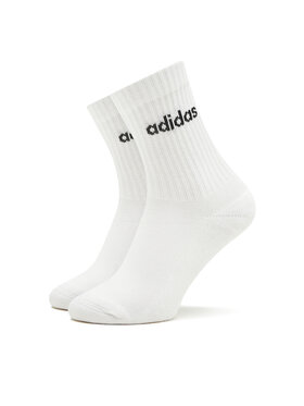 Adidas Visoke Unisex čarape Linear Crew Cushioned Socks 3 Pairs HT3455 Bijela