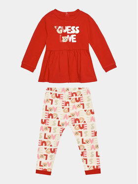 Guess Guess Set Bluse und Leggings A3BG03 J1311 Rot Regular Fit