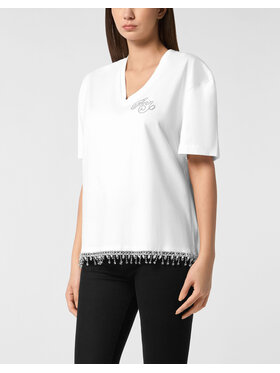 PHILIPP PLEIN PHILIPP PLEIN T-Shirt 27389 Biały Regular Fit