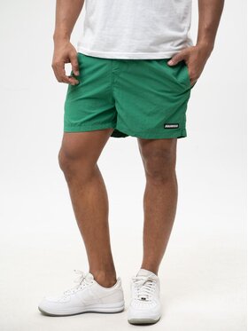 Jigga Wear Jigga Wear Szorty kąpielowe Sportowe Spodenki Kąpielowe Męskie Zielone Jigga Wear Patch M Zielony