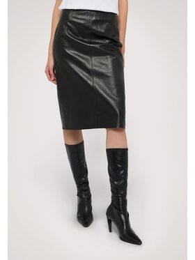 Trussardi Trussardi Gonna di pelle 1307A000647N033 Nero Regular Fit