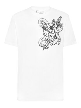 PHILIPP PLEIN PHILIPP PLEIN T-shirt 539 Bianco Regular Fit