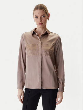 Guess Guess Camicia W5RH40 WFQC2 Marrone Regular Fit