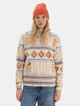 Roxy Roxy Felpa di pile Live Out Loud ERJPF03169 Beige Relaxed Fit