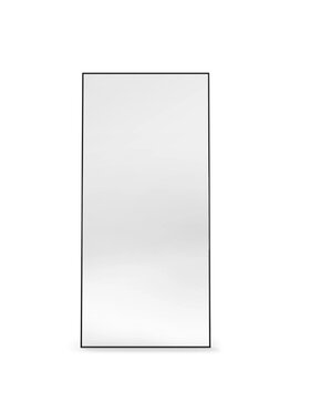 MIAhome MIAhome Lustro wiszące w czarnej ramie 80x180 cm Czarny