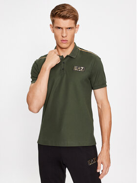 EA7 Emporio Armani EA7 Emporio Armani Polo 6RPF10 PJRYZ 1845 Zielony Regular Fit