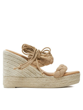 Manebi Manebi Espadrilės Hamptons Two Braided Bands Wedge Espadrilles M 1.1 WE Smėlio
