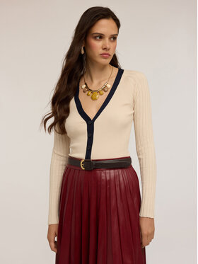 Motivi Motivi Maglione M362W003445N0S1 Crema Slim Fit