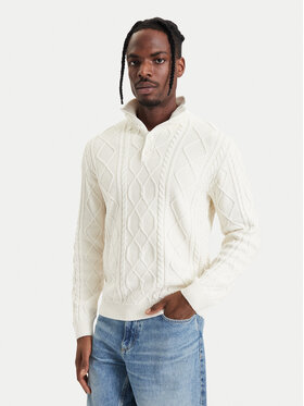 Guess Guess Sweter M6BR43 Z1639 Kremowy Regular Fit