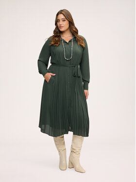 Fiorella Rubino Fiorella Rubino Sukienka codzienna 7093L001290N035 Zielony Regular Fit