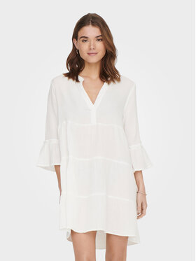 ONLY ONLY Sommerkleid Thyra 15267999 Weiß Regular Fit