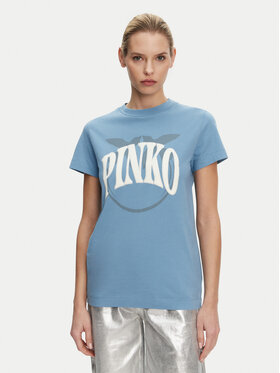 PINKO PINKO T-Shirt Start Μπλε Regular Fit