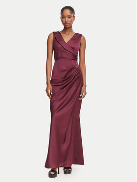 Rinascimento Rinascimento Rochie de seară CFC0130465003 Vișiniu Regular Fit