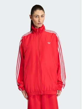 adidas adidas Bluza FIREBIRD ADILENIUM Czerwony Regular Fit