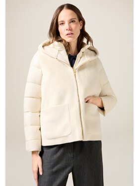 Oltre Oltre Cappotto 0081J000124N011 Bianco Baggy Fit