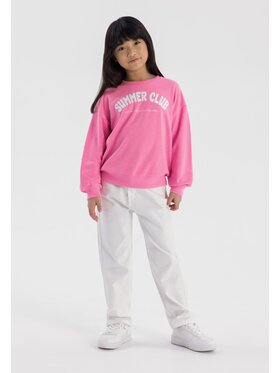 MINOTI MINOTI Spodnie materiałowe 22pant47 Biały Regular Fit