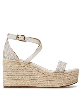 MICHAEL Michael Kors MICHAEL Michael Kors Espadryle Serena Wedge Espadrille 40S2SEMS1B Biały