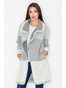 FIGL FIGLFIGL Cappotto M507 Grigio Regular Fit