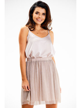 Awama Awama Abito da sera A631 Beige Basic Fit