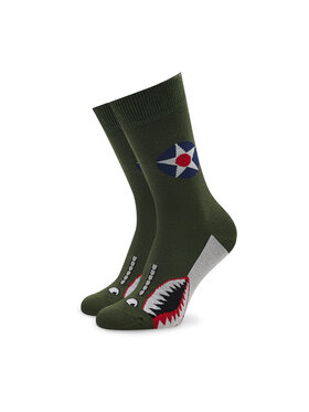 Heel Tread Heel Tread Visoke unisex čarape P40 Zelena