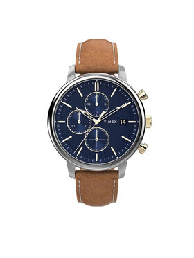 Timex Timex Hodinky Chicago Chronograph 45mm TW2U39000 Hnědá