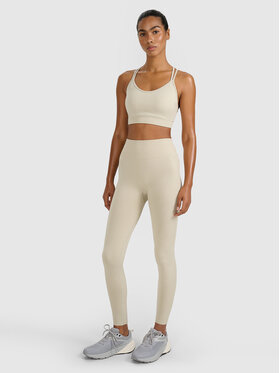 4F 4F Legginsy MULTI ACTIVE Beżowy Slim Fit