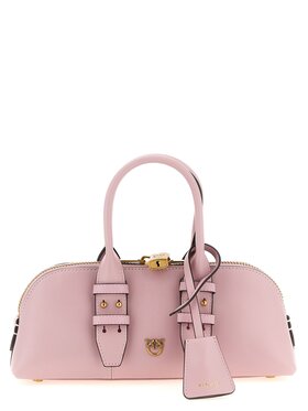 PINKO PINKO Torebka Multicolor Cowhide Hand Różowy