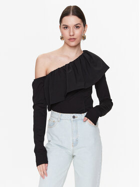 Gestuz Gestuz Bluzka Jilia 10906898 Czarny Regular Fit