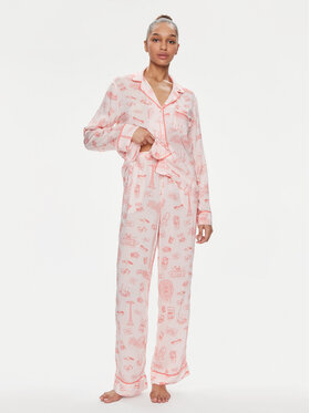 DKNY DKNY Pijama YI90003 Roz Regular Fit