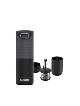 Kambukka Kambukka Kubek termiczny Etna Grip + zaparzacz Czarny