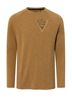 Viking Viking Longsleeve Andali Man Brązowy Regular Fit