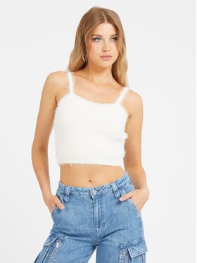 Guess Guess Top 155247 Biały Classic Fit