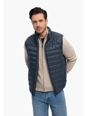 Volcano Volcano Kamizelka V-MER Niebieski Regular Fit