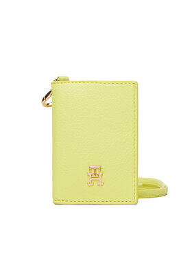 Tommy Hilfiger Tommy Hilfiger Puzdro na kreditné karty Th Icon Cc Holder W/Strap AW0AW18480 Zelená