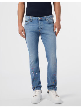 PHILIPP PLEIN PHILIPP PLEIN Jeans 29789 Blu Straight Leg