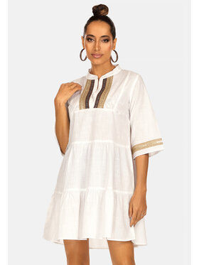 Feba Feba Vestito da spiaggia F225 Bianco