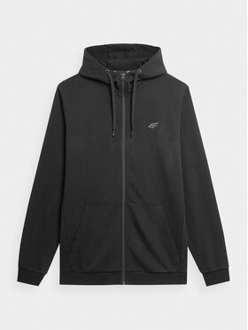 4F 4F Sweatshirt 4FAW23TSWSM695 Schwarz Regular Fit