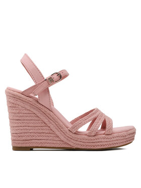 Tommy Hilfiger Tommy Hilfiger Espadrile Essential Wedge Sandal FW0FW07159 Ružičasta