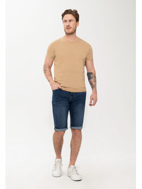 Volcano Volcano Szorty jeansowe D-MEXT Niebieski Regular Fit