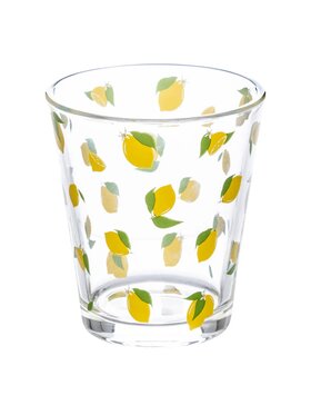 MIAhome MIAhome Komplet szklanek Szklanka z motywem cytryn Przezroczysty
