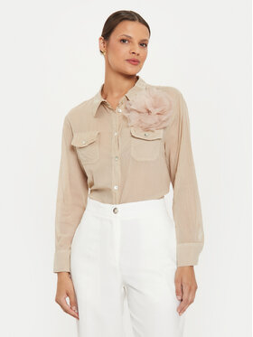 ViCOLO ViCOLO Hemd TB2710 Beige Regular Fit