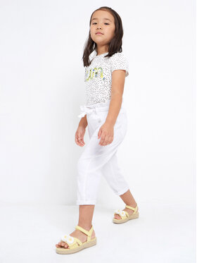 Mayoral Mayoral Pantaloni di tessuto 3502 Bianco