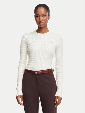 Tommy Hilfiger Tommy Hilfiger Džemperis WW0WW44993 Krēmkrāsas Regular Fit