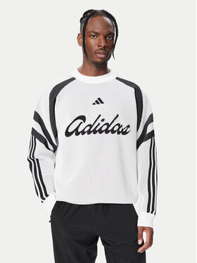 adidas adidas Світшот House Of Tiro Knitted KF4816 Білий Loose Fit