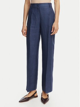 Weekend Max Mara Weekend Max Mara Auduma bikses Malizia 2615131112 Tumši zils Regular Fit